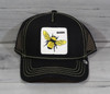 Goorin Bros Queen Bee The Farm Black Trucker Hat Men's Adjustable One Size *NEW*