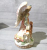 Fitz And Floyd Classics Peaceable Kingdom Angel w/ deer BELL 1999 in box