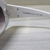 Coco Chanel Womens White Sunglasses - 58 16 124 -Scratches, One hinge is loose
