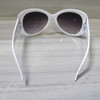 Coco Chanel Womens White Sunglasses - 58 16 124 -Scratches, One hinge is loose