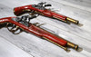 Set of 2 Hadley 1760 London Flintlock Pistol Replicas