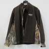 Gamehide Jacket Brown Mossy Oak Camo Fleece Lined Hunting Coat - Men's L