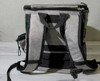 EleQuint Backpack Small Pet, Cat Carrier, Zip Closure, Gray 15" h x 10" w x 9" d