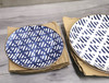 Elle Decor Lucette 16pc. Porcelain Dinnerware Set in Blue/White   NEW