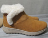 Skechers Boots Tan Leather, lined Booties 15501SA - Women's 9 *New