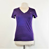 Nike Dri Fit Purple V Neck T Shirt Women's Small