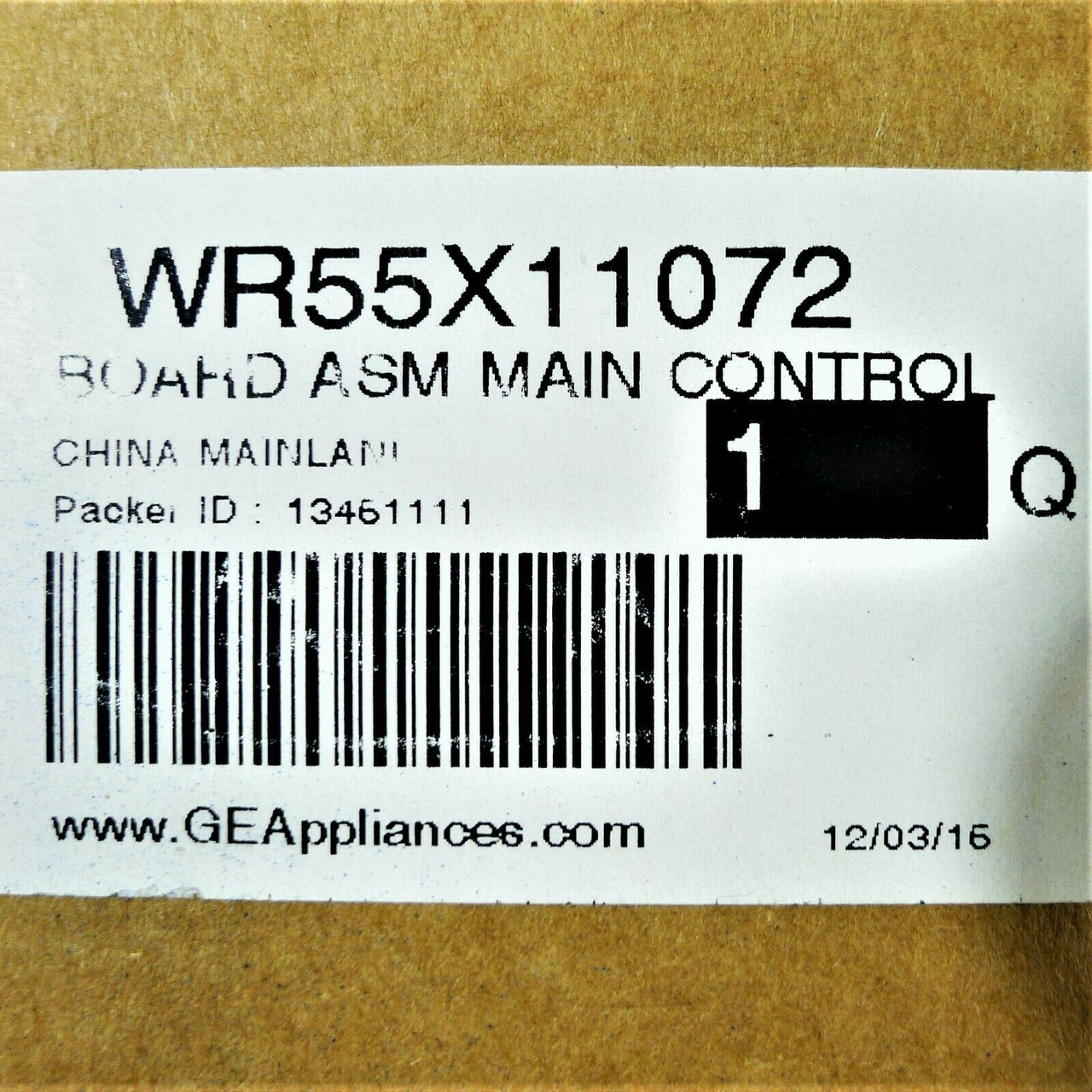 GE Refrigerator Control Board ASM WR55X11072 *Open Box*