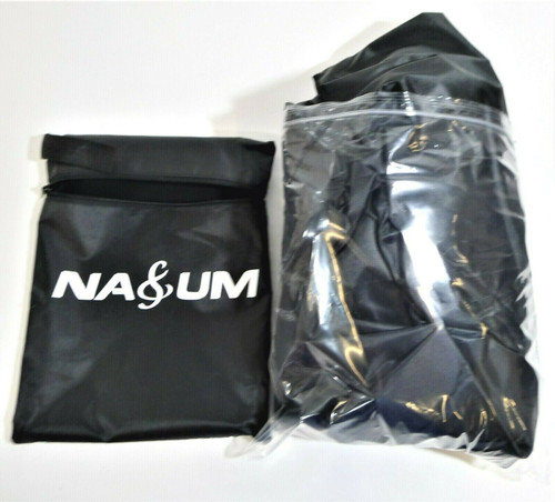 Na&Um Large Black Shelf Dustcover 48" X 24" X 41" *NEW, Open Package*