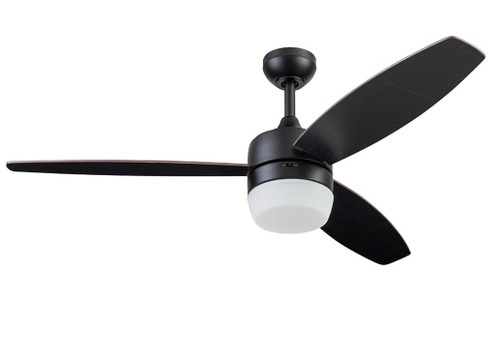 Sahara Fans 52" Reversible Blade Remote Control Ceiling Fan with Light - Bronze - NEW