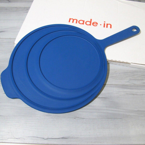 Made In Cookware Frying Pan Silicone Universal Blue LID - Light scratches, marks