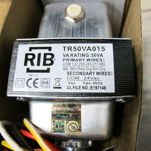 RIB TR50VA015 Transformer 50VA, 480/277/240/208/120 - Functional Devices *New