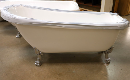 Acrylic Mid-Height Claw Foot Bath Tub  NEW