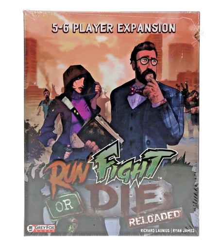 Grey Fox Games Boardgame Run Fight or Die Reloaded - Ages 14+ in Sealed Box *New