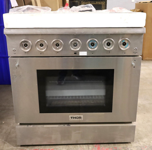 Thor 36" Oven Gas Range   NEW - SCRATCH/DENT    LOCAL PICKUP ONLY, AUSTIN TX