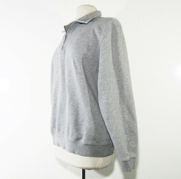 Croft & Barrow Women's Gray 1/4 Zip Pullover Jacket Size Medium