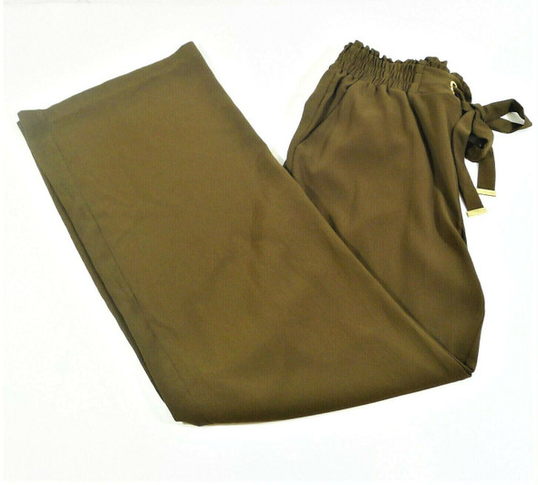 Michael Kors Brown Paper Bag Waist Dress Pants Women's Size M