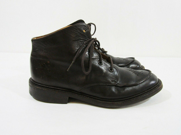 Tricker's A Curiosity Shop Men's Dark Brown Leather Boots Size 8.5 **SCUFFS**