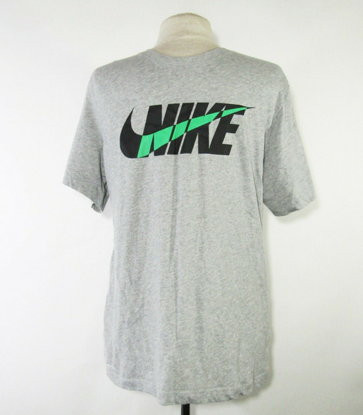 The Nike Tee Men's Gray Short Sleeve Graphic T-Shirt Size Medium