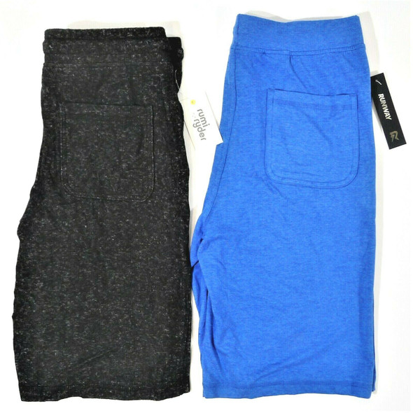 2 Pairs (Black & Blue) Ultra Soft Lounge Shorts Boys/Youth Size 14 *NEW*