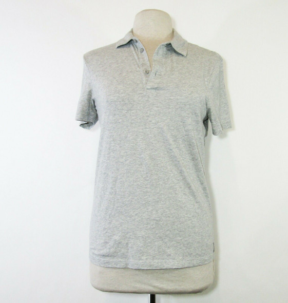 Armani Exchange Women's Gray Short Sleeve Polo Shirt Size Small