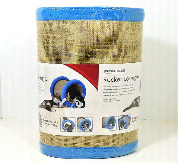 Sport Pet Designs Rocker Lounge, Blue & Tan *NEW*