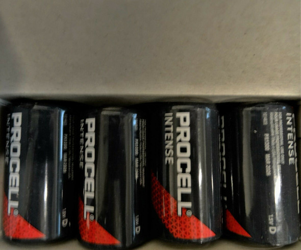 Procell Alkaline Intense Power D 1.5V Batteries, 6 Packs of 12 (72 Total) *NEW*