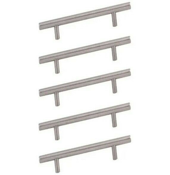 5" Hollow Stainless Steel Drawer Pulls, Satin Nickel, Set of 5 *NEW, Open Box* 5" Hollow Stainless Steel Drawer Pulls, Satin Nickel, Set of 5 *NEW, Open Box*
