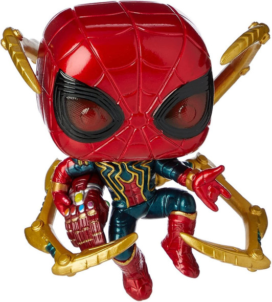 Funko POP! Marvel Avengers Endgame Iron Spider #574 Metallic Look *New, box torn