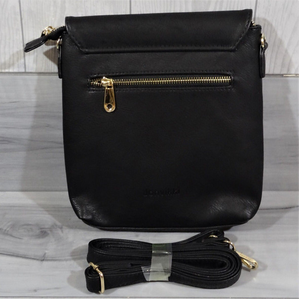 Jonvikki Black Faux Leather Crossbody *NEW* Jonvikki Black Faux Leather Crossbody *NEW*