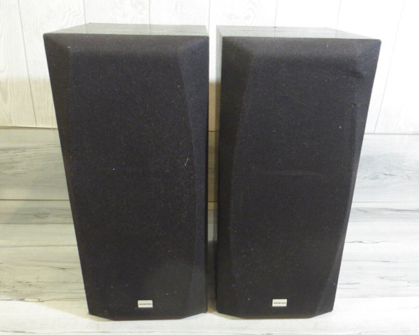 1 Pair - ONKYO SKF-100 Floor Speakers 100 W 8 Ohm 17.5" x 7.5" x9.5" *Used
