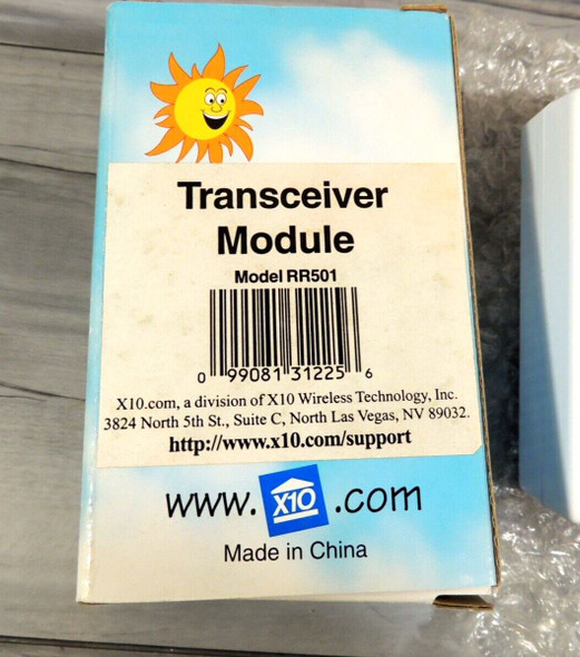 X-10 Powerhouse Wireless Base Remote Transceiver Module RR501 *New Open box