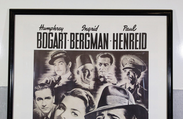 Casablanca Large Promo Movie Poster 41" x 28"  LOCAL PICKUP ONLY, AUSTIN TX
