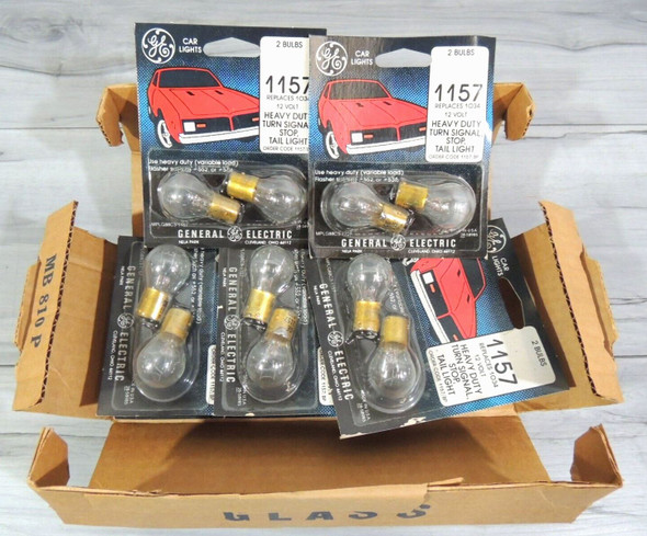 20 bulbs General Electric Car Lights 1157 BP Turn Signal Parking *New, Old Stock