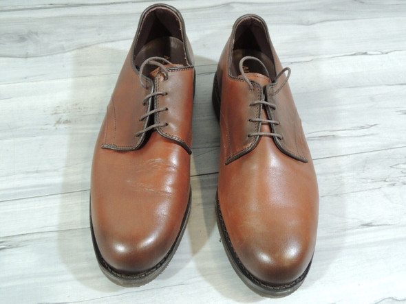 Allen Edmonds Port Washington Brown Leather Dress Shoes - Mens Size 10D