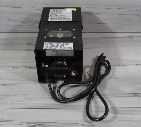 TDC Power Low Voltage Garden Light Transformer PTST-20012 *WORKS*