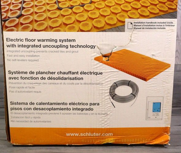 Schluter Ditra-Heat Floor Warming Kit 43.1 sq ft  120V   NEW - OPEN BOX