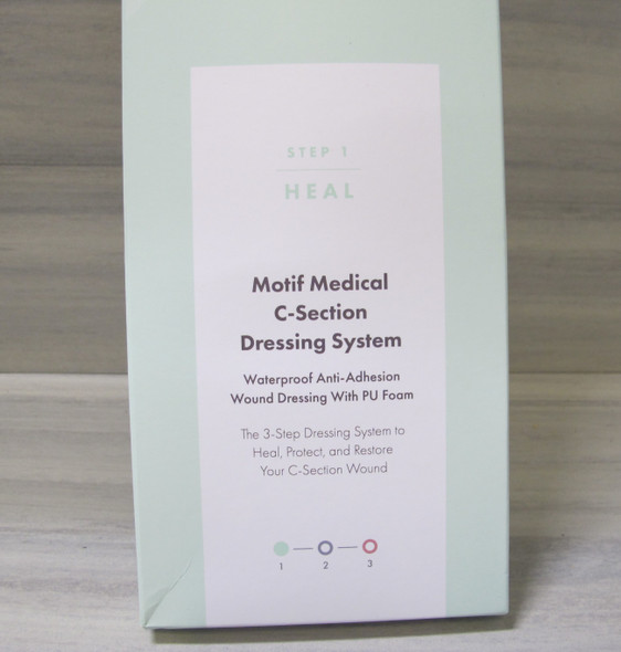 Motif Medical C-Section Dressing System - Step 1 Heal *New, Sealed Box