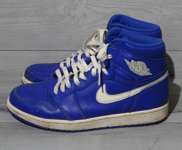 Nike Air Jordan 1 Retro High Hyper Royal Blue Men's Size 9.5 *SOME DIRT & WEAR*