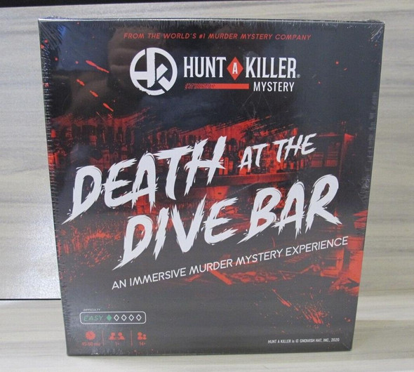 Hunt A Killer - DEATH AT THE DIVE BAR Immersive Murder Mystery Game Ages 14+ NEW