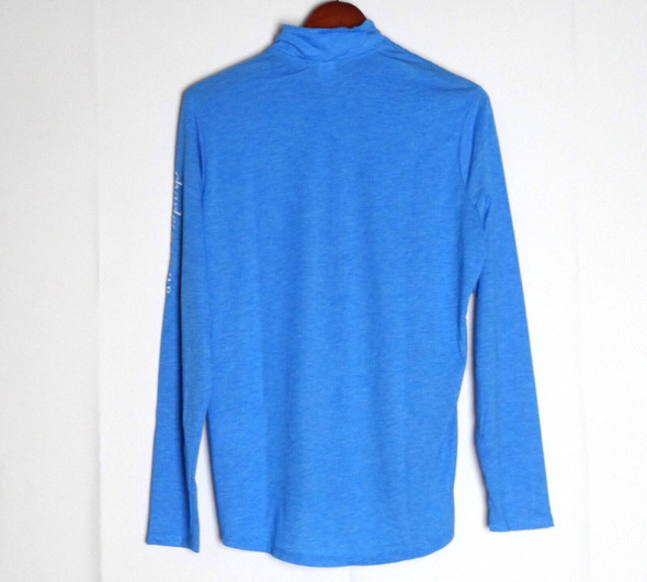 Sport-Tek Blue 1/4 Zip Work Out Pullover, Charles Schwab Promo Women's L *NEW