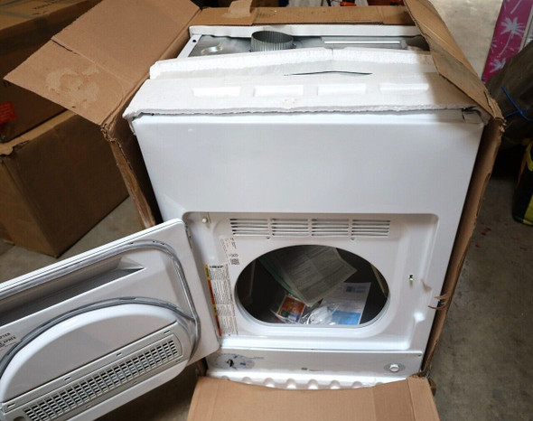 GE Front Load Stackable Dryer *NEW, Needs Door Clip LOCAL PICKUP ONLY, AUSTIN TX