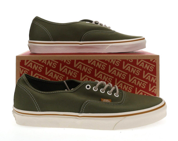 VANS Embroidered Check Loden Green Sneakers Men's Size 11.5 *NEW*