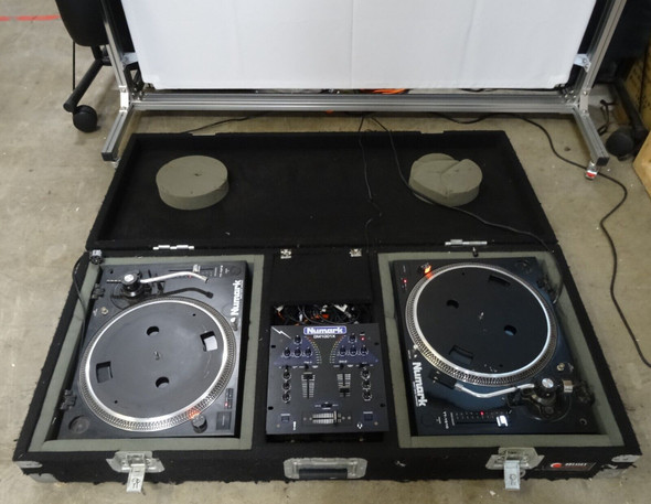 Numark DM1001X DJ Mixer, TT-1910 Turntables *POWERS ON* LOCAL PICKUP ONLY, ATX