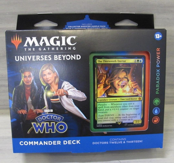 Magic The Gathering Doctor Who Commander Deck - Doctors Twelve & Thirteen! *New