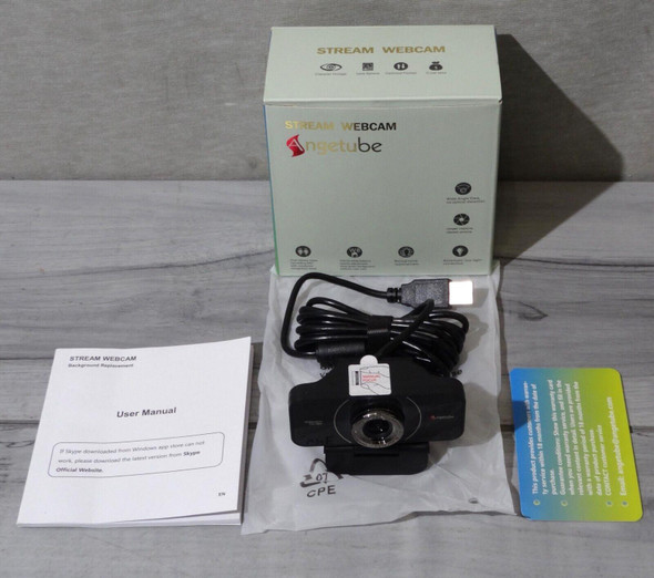 Angetube Streaming Webcam *NEW, Open Box*