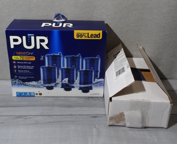 PUR Plus FM3700 Chrome Vertical Faucet Mount & 7 Mineral Clear Filters *NEW*