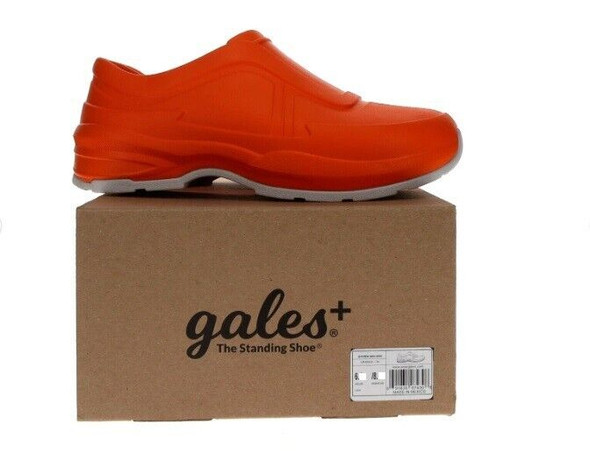 Gales Smart PPE Footwear Slip-On Shoes in Orange & White Men's 6/Women's 8 *NEW*