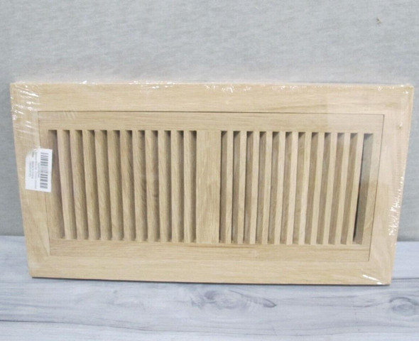 Homewell White Oak Wood Floor Register Vent 14" x 6-1/4" *New