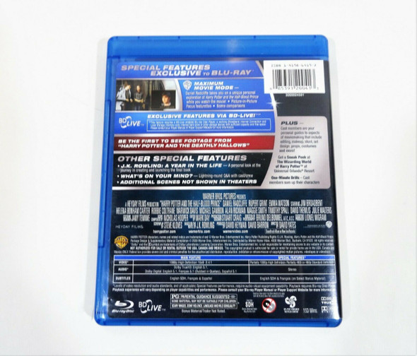 Harry Potter and the Half Blood Prince Blu-ray + DVD