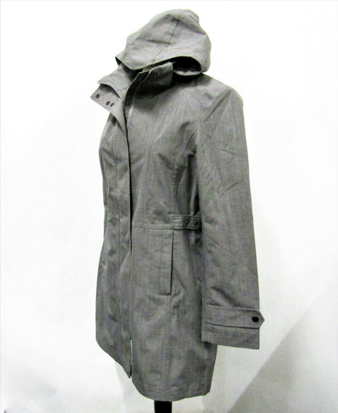 Kirkland Signature Women's Gray Light Hooded Dress Jacket Size Small 